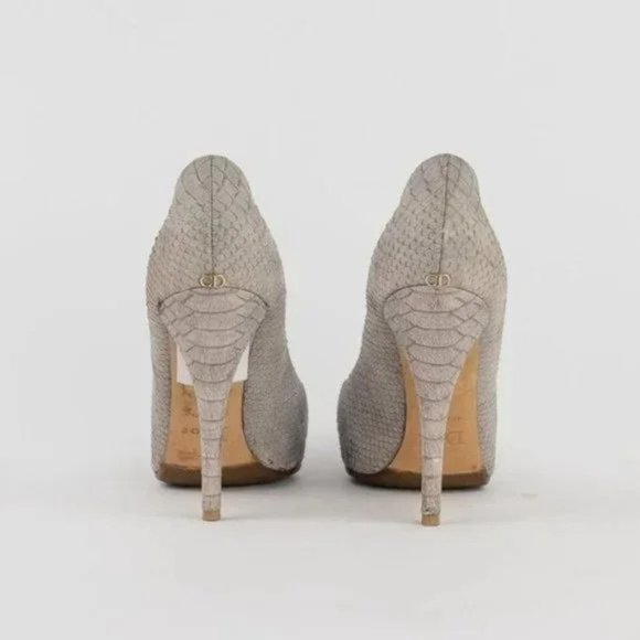 Christian Dior Miss Dior SnakeSkin Pumps - Picture 3 of 7